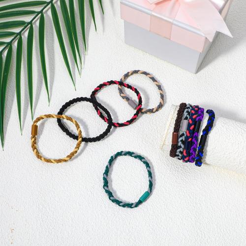 Mens Hair Ties, 15 Pcs Braided Bracelet Hair Ties for Men, Long Hairs Mens Hairties Ponytail Holder Scrunchies for Men Valentine's Day Gifts, No Crease No Damage
