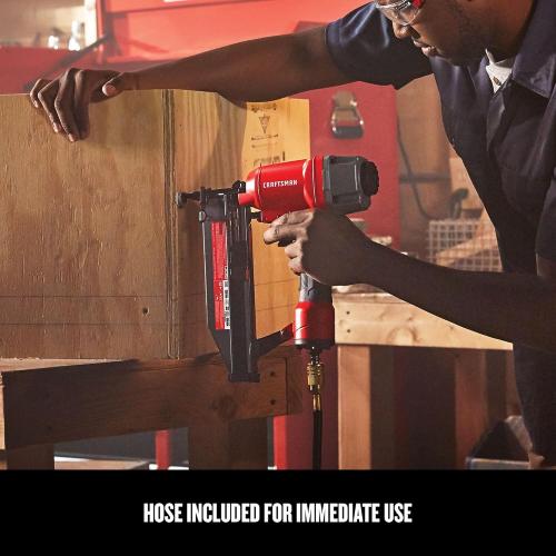 CRAFTSMAN Brad Nailer and Air Compressor Combo Kit With Hose (CMEC1KIT18)