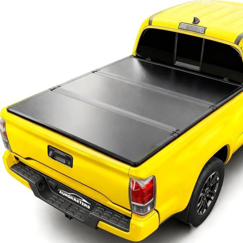 Hard Tri Fold Truck Bed Tonneau Cover for 2022 2023 2024 2025 Ford Maverick 4.6FT(54.4) Bed,No Drilling,All Weather Protection,Anti-Theft Security 2025 Ford Maverick Tonneau Cover