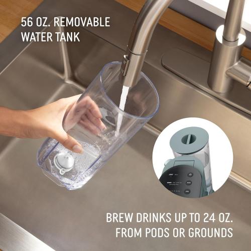 Ninja Pods & Grounds Coffee Maker, K-Cup Compatible, Sage Green, PB051SG