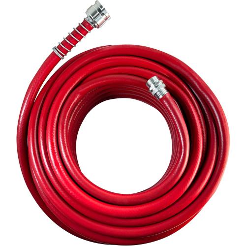 Flexon FA58100CN Farm and Ranch Garden Hose, 100 ft, Red