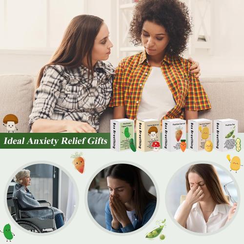 75 Set Bulk Employee Appreciation Gift for Social Worker Coworker Office Thank You Small Funny Desk Pets Cute Resin Ornament Party Favor Positive Volunteer Emotional Card Box (Mushroom)