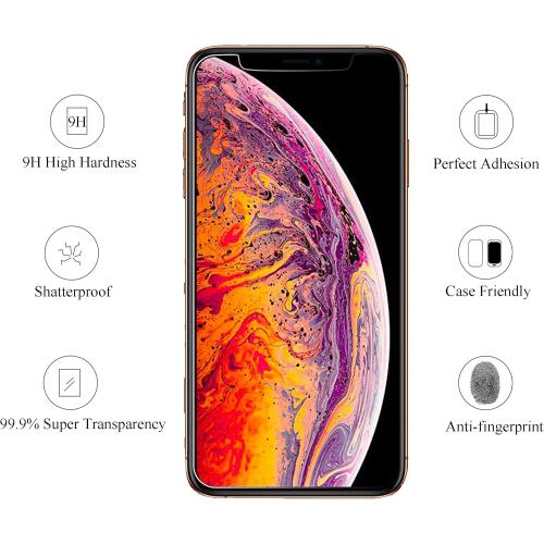 Ailun for Apple iPhone 11 Pro/iPhone Xs/iPhone X Screen Protector,3 Pack, 5.8 Inch Display, Tempered Glass 2.5D Edge Work Most Case [NOT for iPhone 11 6.1 inch]