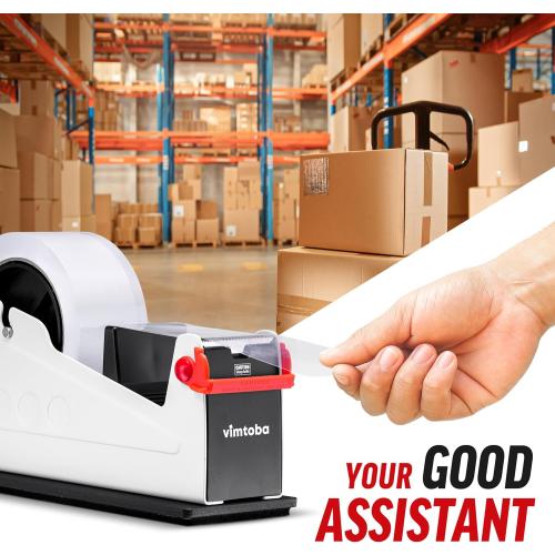 Heavy Duty 2-Inch Desktop Tape Dispenser, Dual Roll, Non-Slip Base