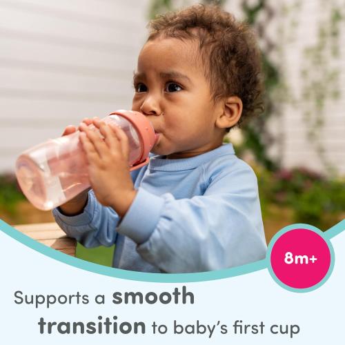 NUK Active Sippy Cup, 10 oz, 2 Pack, Disney's Cars, Lightning McQueen, BPA-Free, Spill-Proof, Transition Cup