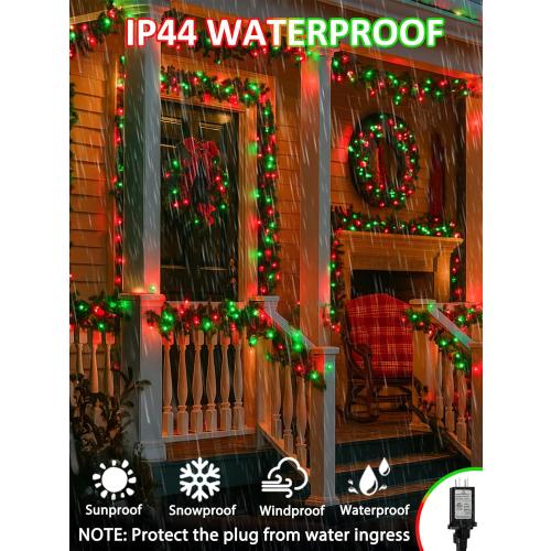 240LED Smart Color Changing Christmas Lights App Controlled, 95FT Waterproof RGB Twinkle String Light Music Sync Multiple Modes, Christmas Lights with Remote & Timer Indoor Outdoor Xmas Decorations