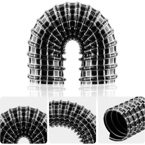 Vacuum Replacement Parts Compatible with Shark Rocket Vacuum Cleaner Models HV300, HV302, HV320, HV321, Lower Nozzle Rocket Hose Replacement, 6 x 1.25 ID (2 Pack)