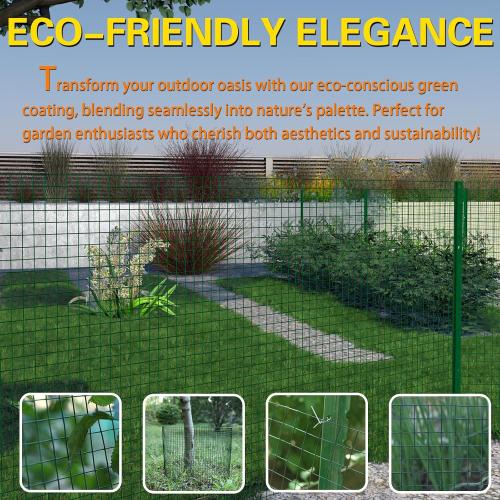 Hardware Cloth 1/2 inch 36in x 100ft Chicken Wire, Green Garden Fence, 19 Gauge, Vinyl PVC Coated Metal Welded Wire Mesh for Preventing Snakes, Raccoons, Foxes, Poultry Netting