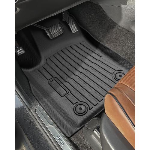 Custom Fit 4 Pcs Floor Mats for Dodge Durango 2011-2015 - All-Weather Rubber Mats & Liners, Heavy Duty Car Interior Protection for SUV, Weather-Resistant & Easy to Clean