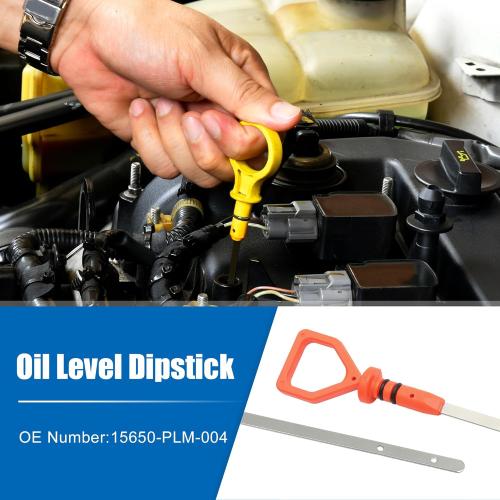 X AUTOHAUX 1 Pcs Engine Oil Dipstick Engine Oil Fluid Level Dipstick for Honda Civic DX EX EX Special Edition No.15650-PLM-004