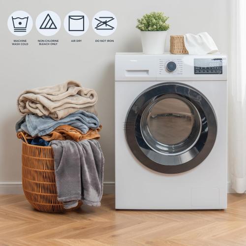 Berkshire Blanket Classic VelvetLoft® Solid Throw Blanket, Lightweight Soft Fuzzy Plush Throw Blanket for Bed and Couch, Grey Heron, 50x60 Inches