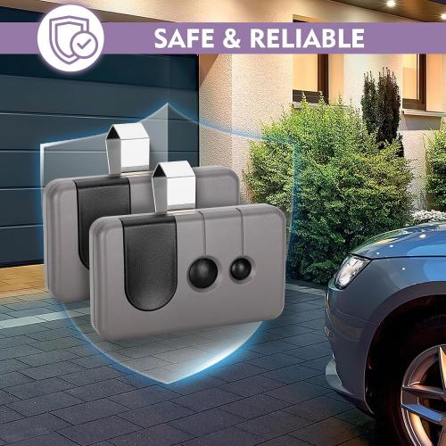 2 for Sears Craftsman Garage Door Remote 139.53753 53753 139.18191 HBW2028 371LM 373LM 375LM 950CD 953D 956D, Work with Purple Learn Button ONLY(2006-2013)
