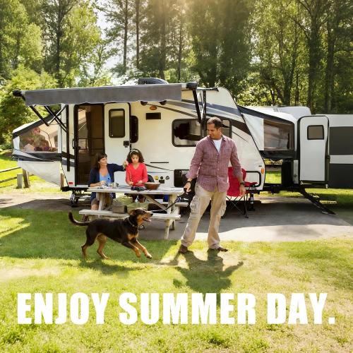 ARANA 280343 RV Awning Gas Struts, 260282 24 inch Gas Shocks, 124 to 140Lbs Lift Support Compatible with Solera Power RV Camper Awning Arms Domtic Weather Pro Awning, Set of 1