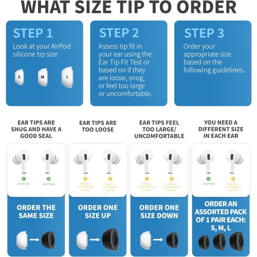 Comply Memory Foam Replacement Earbud Tips for Apple AirPods Pro 1 & 2 | Ultimate Comfort, Secure Fit, Superior Noise Isolation | Anti Slip, Prevent from Falling Out | Purple, Small (3 Pairs)