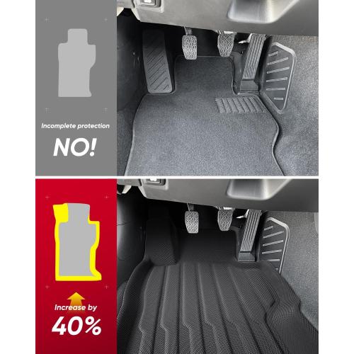 Floor Mats for Mazda MX5 Miata: 2016-2025 Custom Car Accessories, Fit for Fiat 124 Spider 2017 2018, All Weather Black Automotive Carpet Floor Liners for Miata MX-5 ND 2024 2023 2022 2021 2020 2019