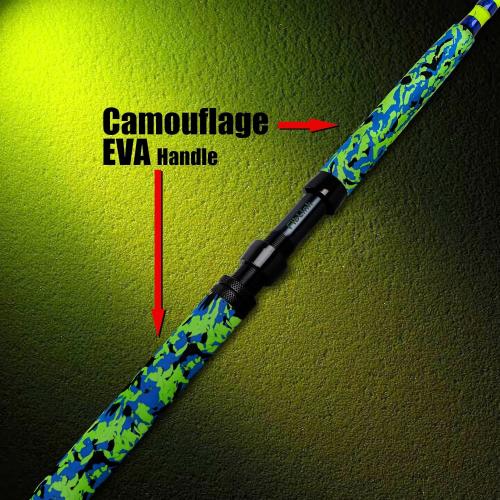 Fiblink Catfish Fishing Rods, 1 Piece/2 Piece Catfishing Pole, Medium Heavy Catfish Cat Casting Rod (7'6/8'6’/9'6”)