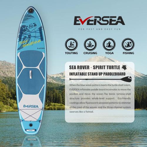 Size 11 ft Stand-Up Paddle Boards, 11 ft Inflatable Paddle Board with Camera Bracket, 3 Main Fin, 33 in Wide Stable All-Around Paddleboard for All Levels of Players