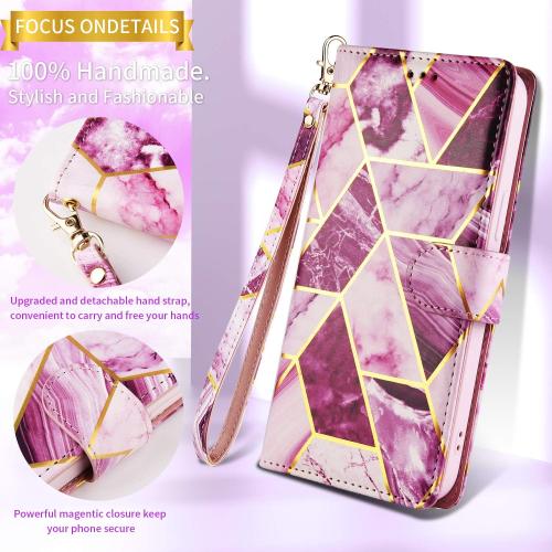Asuwish Compatible with Samsung Galaxy Note 20 Ultra Glaxay Note20 Plus 5G Wallet Case Tempered Glass Screen Protector Kickstand Phone Cases for Gaxaly Notes 20Ultra Note20  U   20  Twenty Not Purple