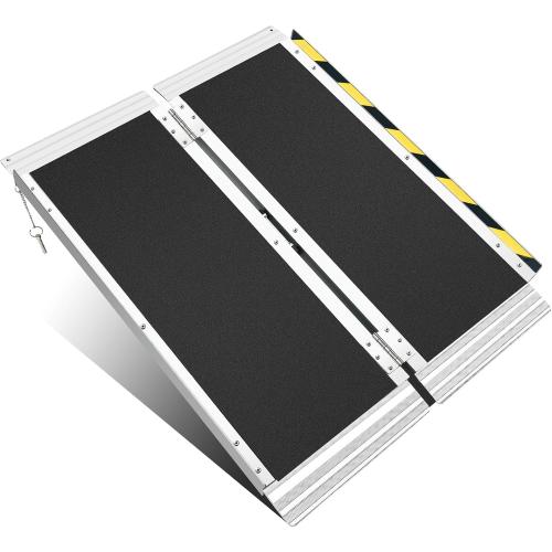 Wheelchair ramp 3FT, Lightweight, Foldable and Portable, can be Used for Wheelchair ramps, Motorcycle ramps, Stair Step ramps, and Boarding and alighting ramps