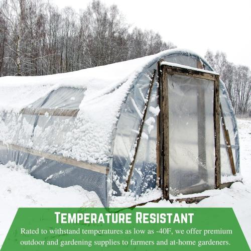 Farm Plastic Supply - Clear Vinyl Sheeting - 15 Mil - Vinyl Roll, Plastic Sheeting, Clear Vinyl Sheet for Storm Windows, Tablecloth Protector (4' x 3.5')