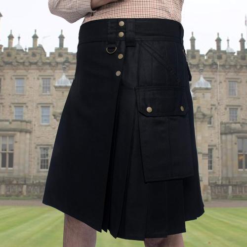 Size 36 Men's Six Pockets Cotton Utility Kilts