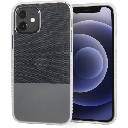 BodyGuardz Stack Case 10 Foot Impact Protection Compatible with The iPhone 12 Pro Max (Two Tone Clear) 2 PACK