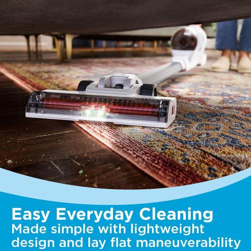 BLACK DECKER POWERSERIES  20V MAX Cordless Stick Vacuum Cleaner with LED Floor Lights, Bagless, Lightweight, Cordless Vacuum Cleaners for Home, Up to 44 Minutes, Powerful Suction, Gray (BHFEA520J)