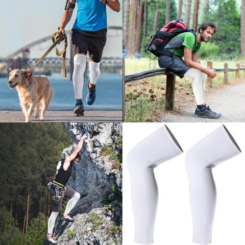 Sizes XL......Leg Sleeves Compression Long Knee Sleeve UV Protect for Men Women Sport Basketball Football
