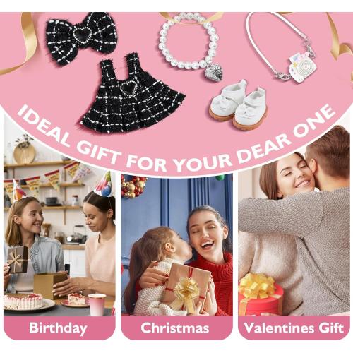 17 cm Cute Doll Clothes Design Outfits Accessories Mini Big Into Energy Monster Case Cover Protector Box Bag Display Charm Figure Keychain