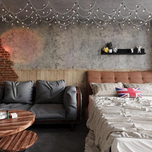 48×354 Extra Wide Large Size Grey Concrete Wallpaper Peel and Stick Industrial Cement Wall Paper Matte 3D Brown Beige Vinyl Concrete Contact Paper for Countertops Wall Covering for Bedroom Bathroom