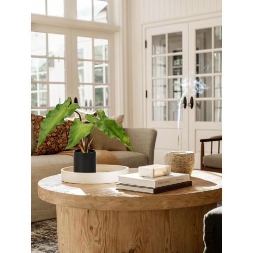 2 PCS...Hollyone Fake Potted Plants Artificial Plants Indoor 11 Faux Plants Caladium Plant in Black Ceramic Pots for Home Decor Office Desk Bathroom Bedroom Greenery Decoration