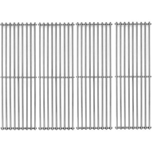 S6505A (4-Pack) 19 3/4 Stainless Steel Cooking Grid Grates Replacement for Chargriller 2121, 2123, 2222, 2828, 3001, 3030, 3725, 4000, 5050, 5252 Set of 4