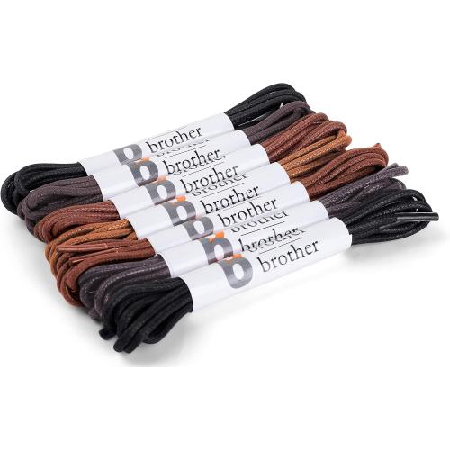 4 Colors BB BROTHER BROTHER (7 Pairs Colored Oxford Dress Shoe Laces | Shoe Strings