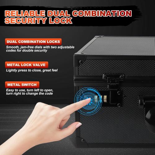 Graded Card Storage Box, Holds 170  PSA/GMA Slabs or 680  Toploaders, 4-Row Trading Card Storage Boxes for Sports Cards Fits 3x4 35pt Cards (Pure Black)