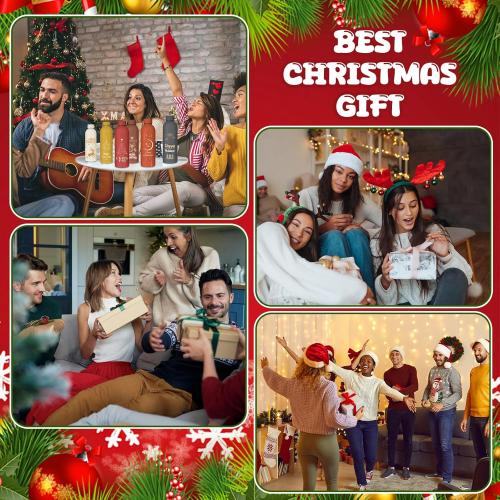 LemonRoad 6 Pcs Christmas Stainless Steel Cup, 17 oz Employee Appreciation Reusable Gift, Thank You Water Bottle Bulk, Color Sport Bottle, Inspirational Team for Coworker Teacher Nurse Staff Gift