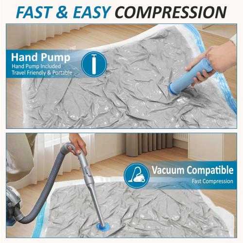 Vacuum Storage Bags with Hand Pump, Vacuum Seal Space Saver Bags,20 Combo