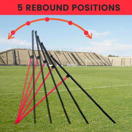 Size 4x7FT Color Black Volleyball Rebounder Net with 5 Adjustable Angles, Bounce Back Trainer for Passing, Serving & Hitting Practice, Ideal Volleyball Training Equipment for Backyard