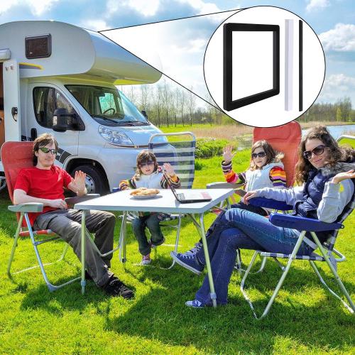 Universal RV Roof Air Conditioner Gasket Kit, 14x14in Camper Roof A/C Gasket Kit - Waterproof Compression Seal Insulation - Self-Adhesive Picture Frame Gasket and Leveling Pads