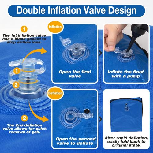 Pet Soft Dog Float Raft - Inflatable Dog Swimming Float for Summer (Paws)