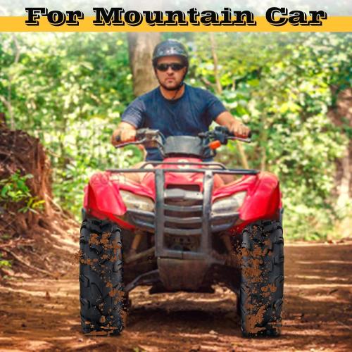 TROPOW 18X9.50-8 ATV Tires, 4PR, Set of 2 All Condition ATV Sand Mud Off-Road Tires, Tubeless