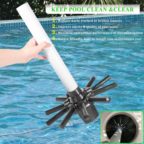 Bonbo SX244DA Lateral Assembly with Center Pipe Replacement for Hayward Sand Filter Compatible with Pro Series Sand Filter S270T2, S244T, S244TC, S270T