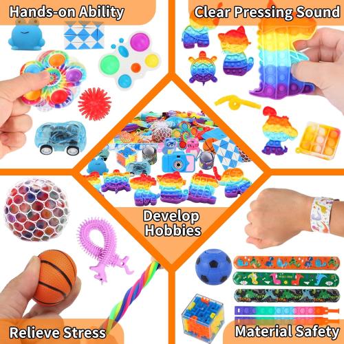 1000 Pcs Party Favors for Kids, Fidget Toys Bulk, Birthday Gift Toys, Fidgets Stocking Stuffers, Treasure Box Party, Goodie Bag Carnival Prizes, Pinata Filler Stuffers Classroom