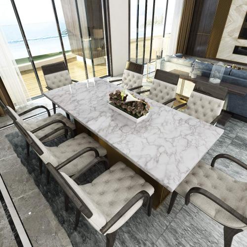 LaCheery Large Size 160 x 36 Inch Grey White Marble Contact Paper for Countertops Waterproof Wallpaper Stick and Peel Marble Countertop Contact Paper for Kitchen Island Worktop Table Desk Decorative