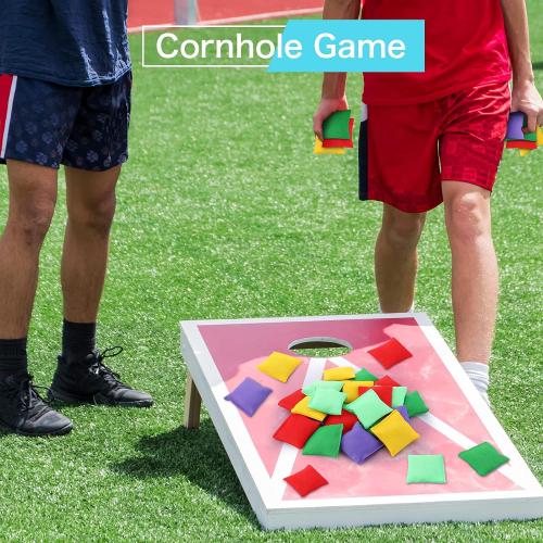 Skylety 30 Pack Small Bean Bags for Tossing Cornhole Games Bulk Kids Mini Nylon Colorful Bean Bags for Outdoor Throwing Sack Fun Sports Family Hand Toss Games