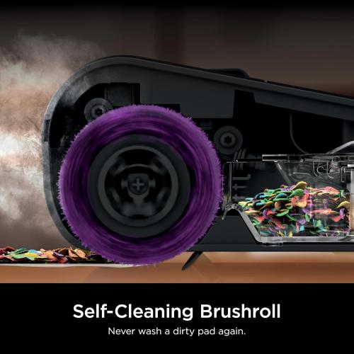 Shark Steam Pickup 3-in-1 Steam Mop Picks Up Debris, Deep Scrubs, & Steam Sanitizes - All At Once, Lightweight Steam Cleaner for Home, Steam Cleaner for Hardwood, Tile & Laminate, White, SD205CCO