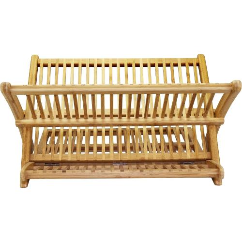 Totally Bamboo Eco Collapsible Bamboo Dish Drying Rack