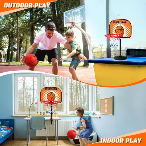 Toddler Basketball Hoop Indoor, Basketball Hoop for Kids Mini Kids Hoops for Outdoor Indoor Goal for Sport Toys Christmas Birthday Gift