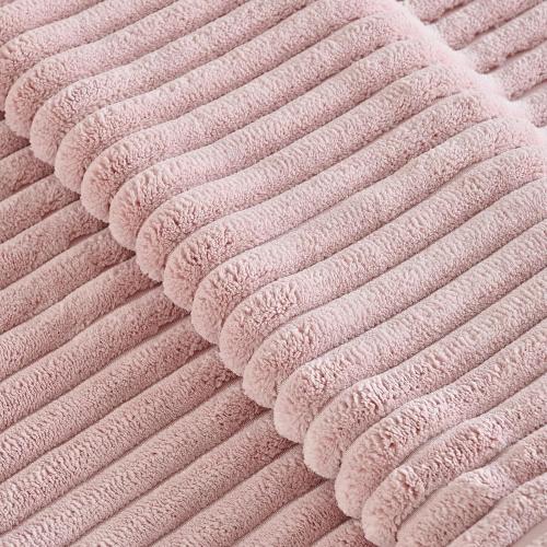 Fancy Homi Set of 2 Blush Pink Boho Small Lumbar Decorative Throw Pillow Cover 12x20 Inch for Couch Bed Chair, Aesthetic Modern Bohemian Room Decor, Soft Fluffy Corduroy Rectangle Cushion Case 30x50cm