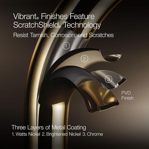 KOHLER K-99259-CP Artifacts Single-Hole Kitchen Sink Faucet with 17-5/8-Inch Pull-Down Spout, 3-Function Sprayhead, and Turned Lever Handle, Polished Chrome