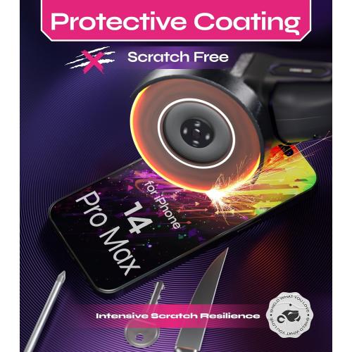 Defenslim Screen Protector for iPhone 14 Pro Max (2Pack), Easy Auto-Align Install Kit, 6.7 Tempered Glass, 9H Hardness, Ultra HD Clear, Case Friendly, EasyShield